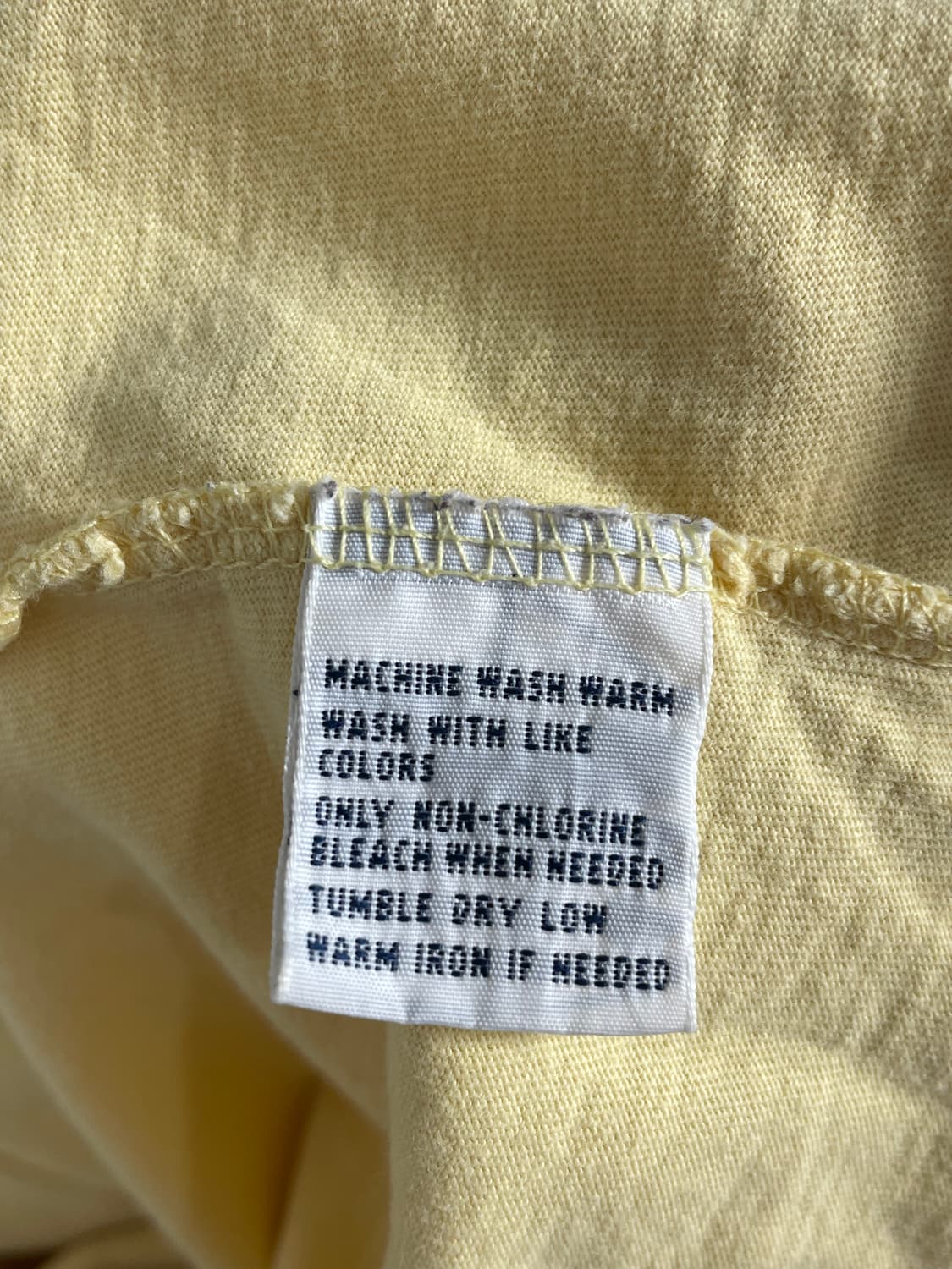 폴로 랄프로렌 포켓 반팔 티셔츠 옐로우 상품이미지3