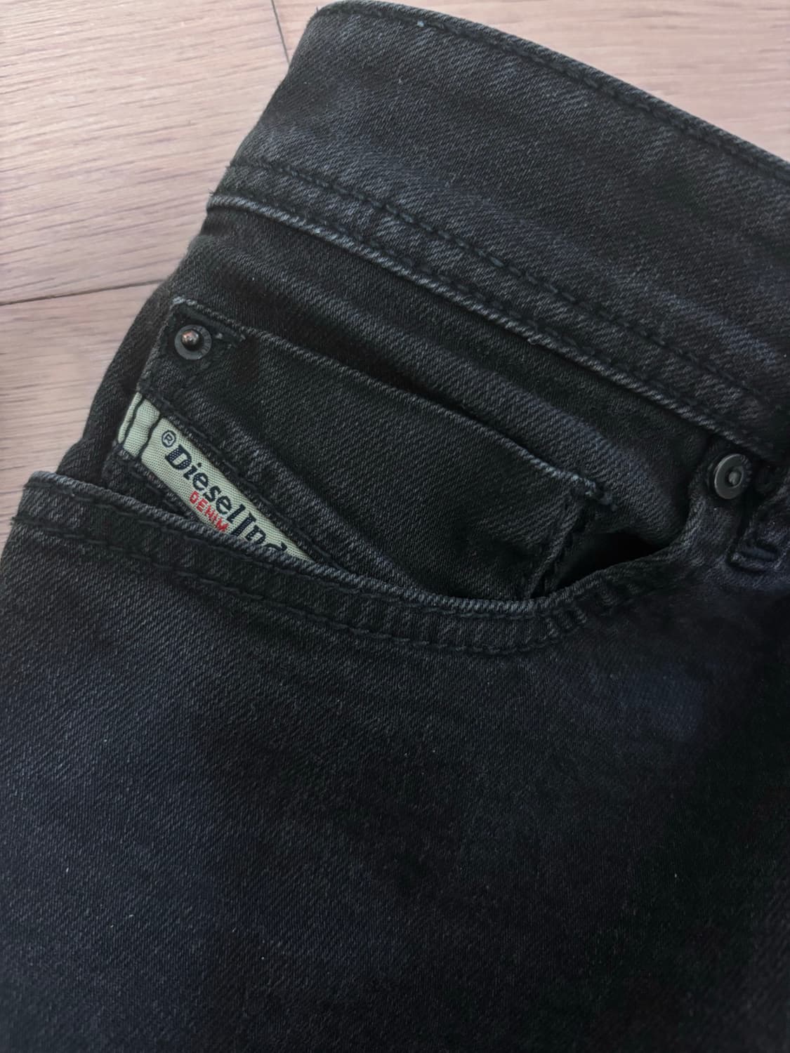Diesel Industry 블랙 슬림 스키니 진 W30 L30 상품이미지4