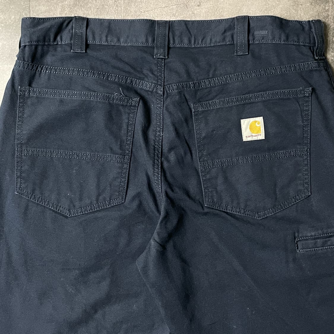 CARHARTT 칼하트 네이비 유틸리티 워크 팬츠 A01065 상품이미지7