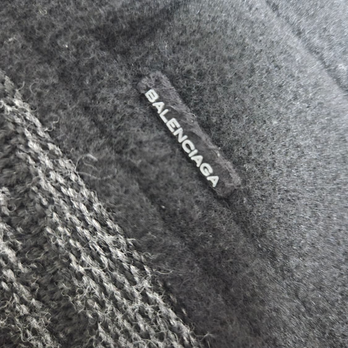 발렌시아가 90s 오리지널 아가일패턴 미니멀 울 자켓   상품이미지3