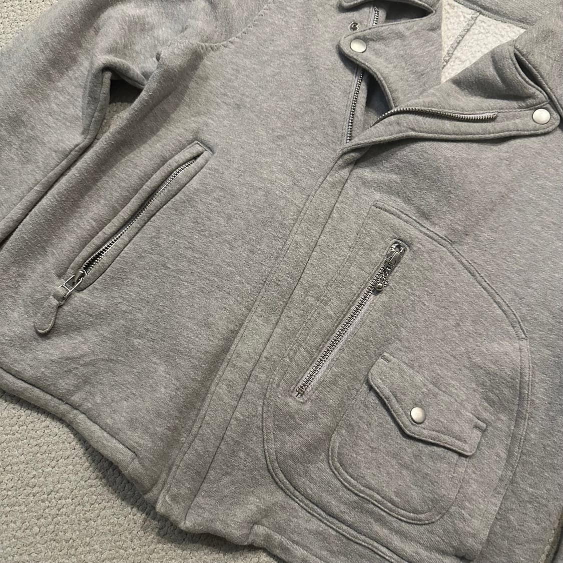 츠모리 치사토 Tsumori Chisato 바이커 스웻 자켓 상품이미지4