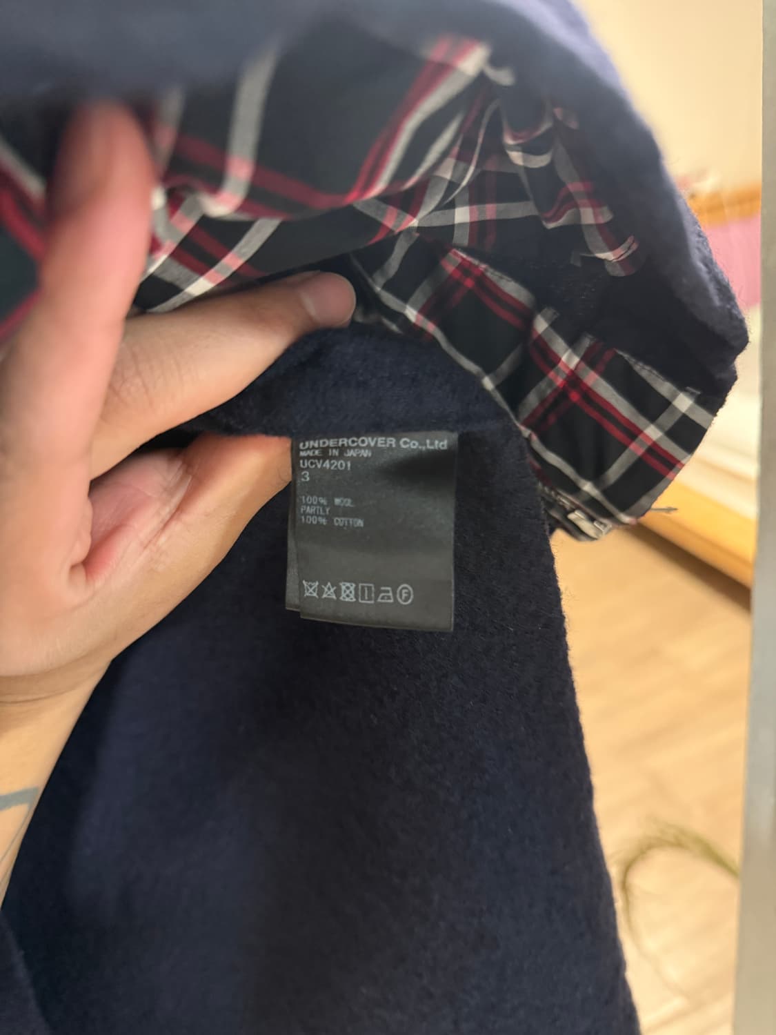 언더커버 축융울 자켓 3 상품이미지8