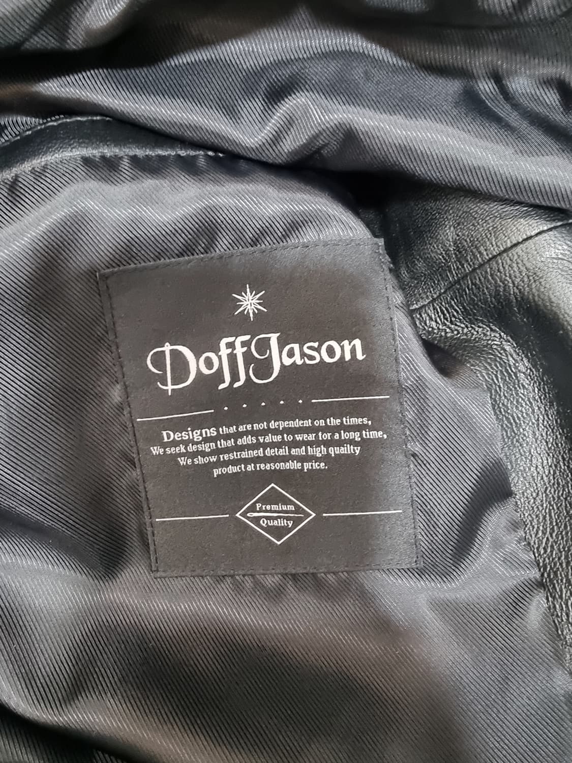 도프 제이슨 오버핏 램스킨 싱글 자켓 (C681 상품이미지4