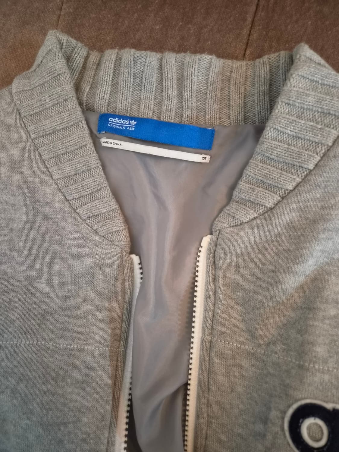 아디다스 오리지널 남성 니트배색블루종점퍼 상품이미지7