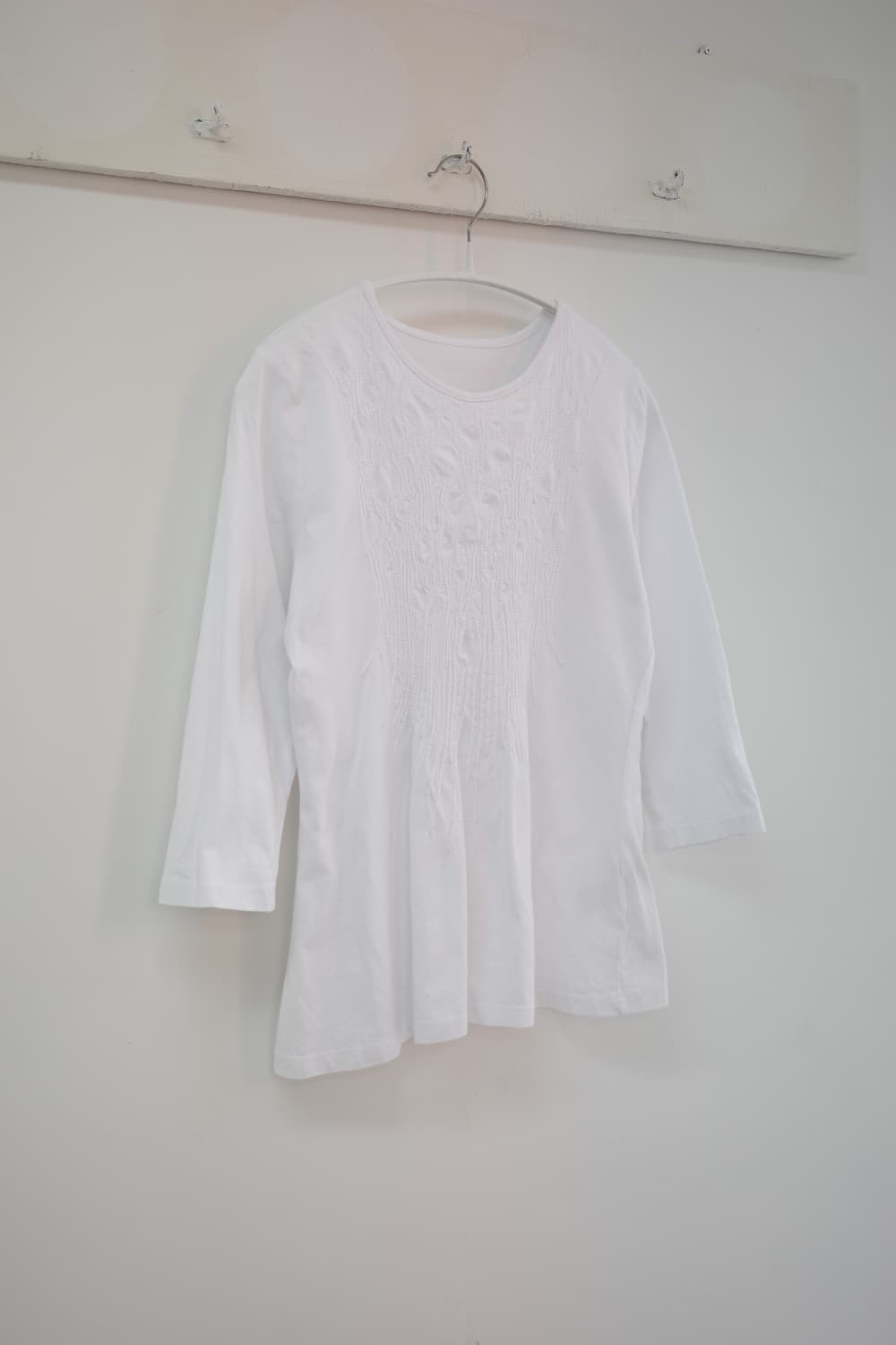 Dot pleats white sleeve 상품이미지3