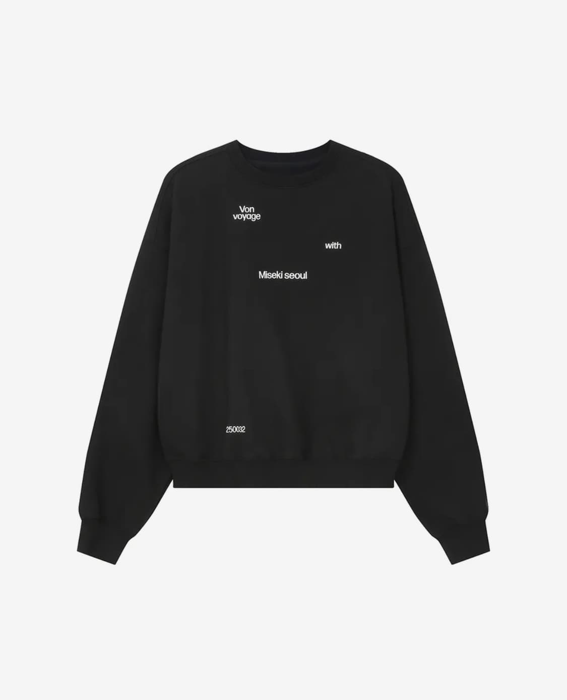 미세키서울 Von voyage sweat shirts BLACK 상품이미지1
