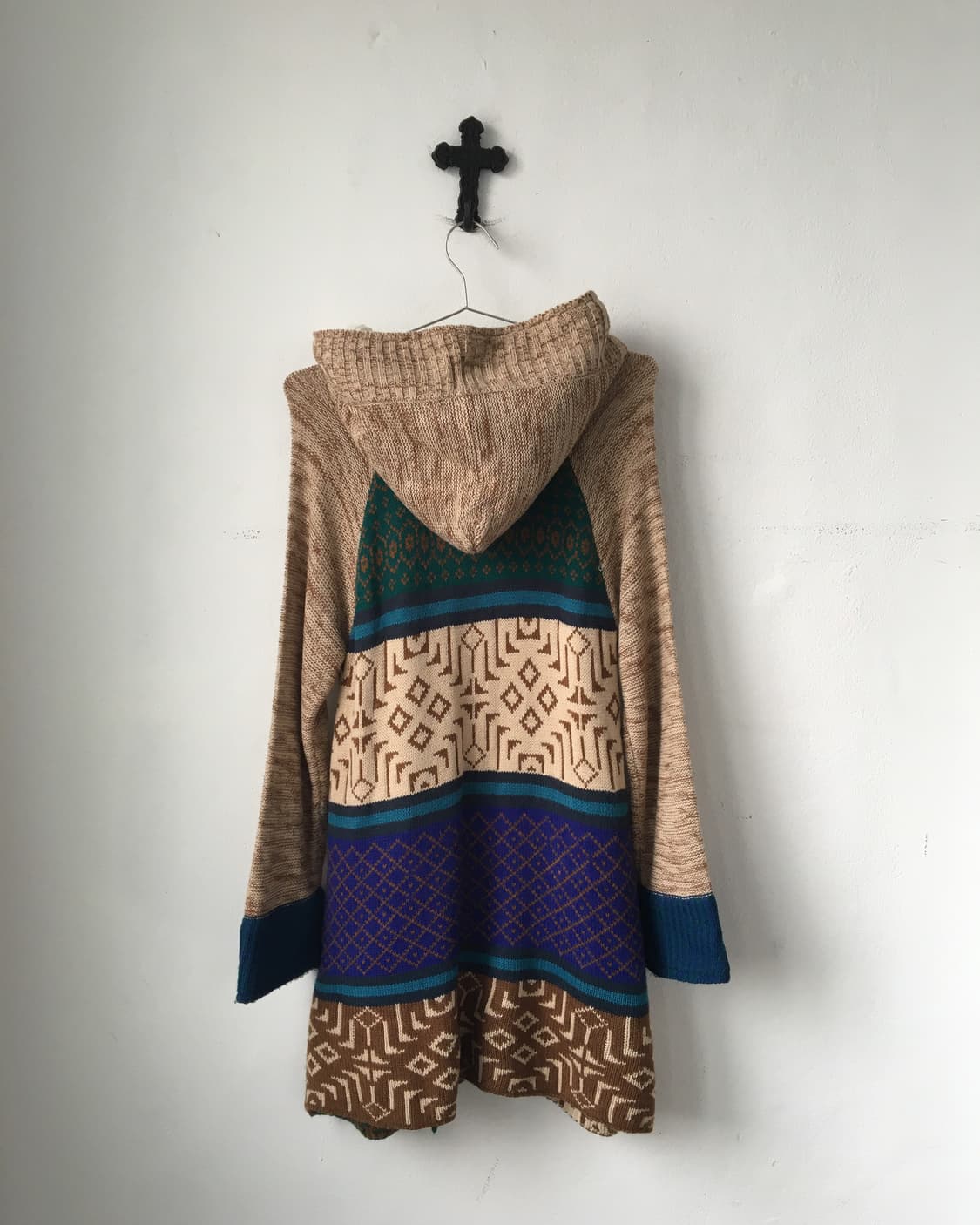 Nomadic mood knit hood coat 상품이미지3