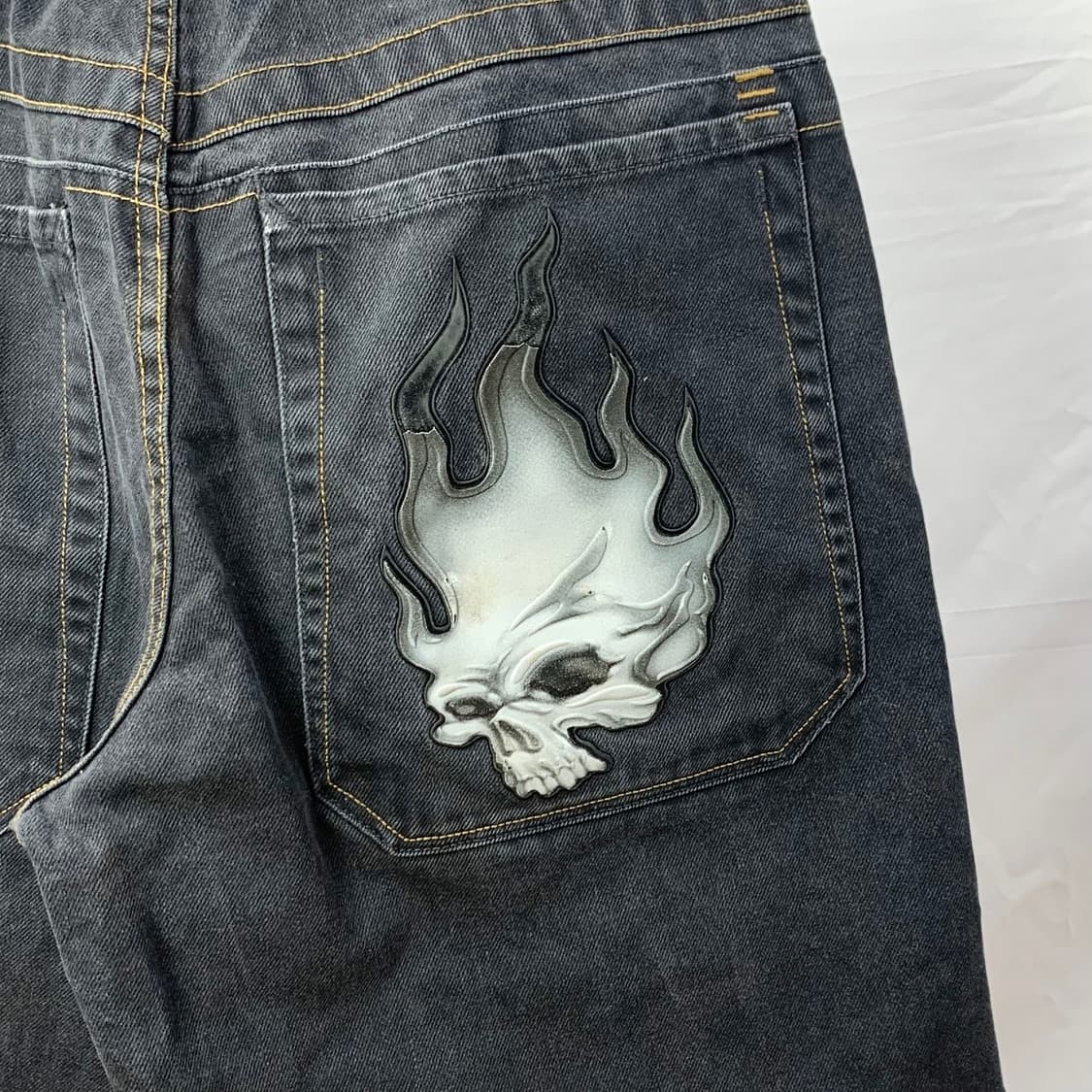 00s jnco 스컬 데님 쇼츠 상품이미지4