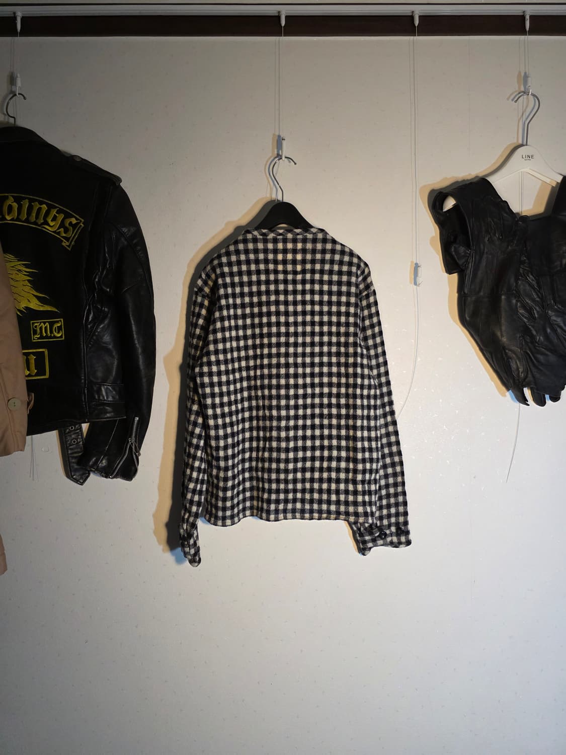 Klasica button check jacket 상품이미지4