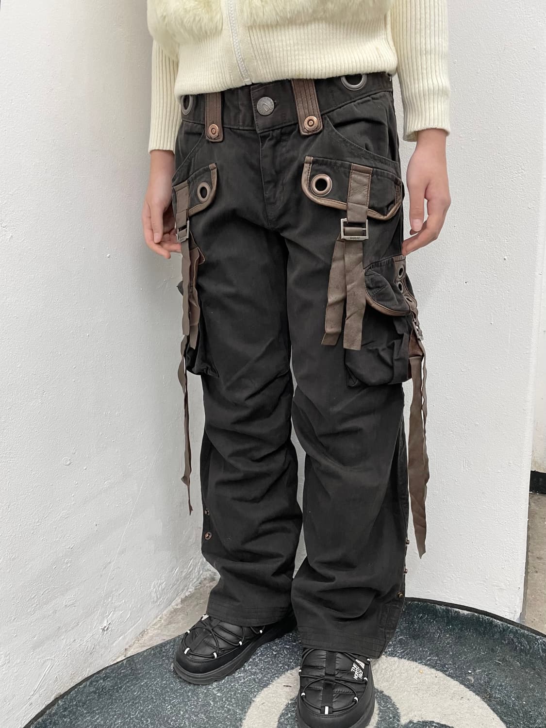 DOHC 본디지 스트랩 카고팬츠 *레어 상품이미지2