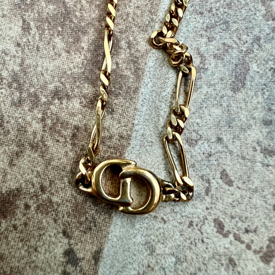 CD로고 금장 체인 팔찌 상품이미지5