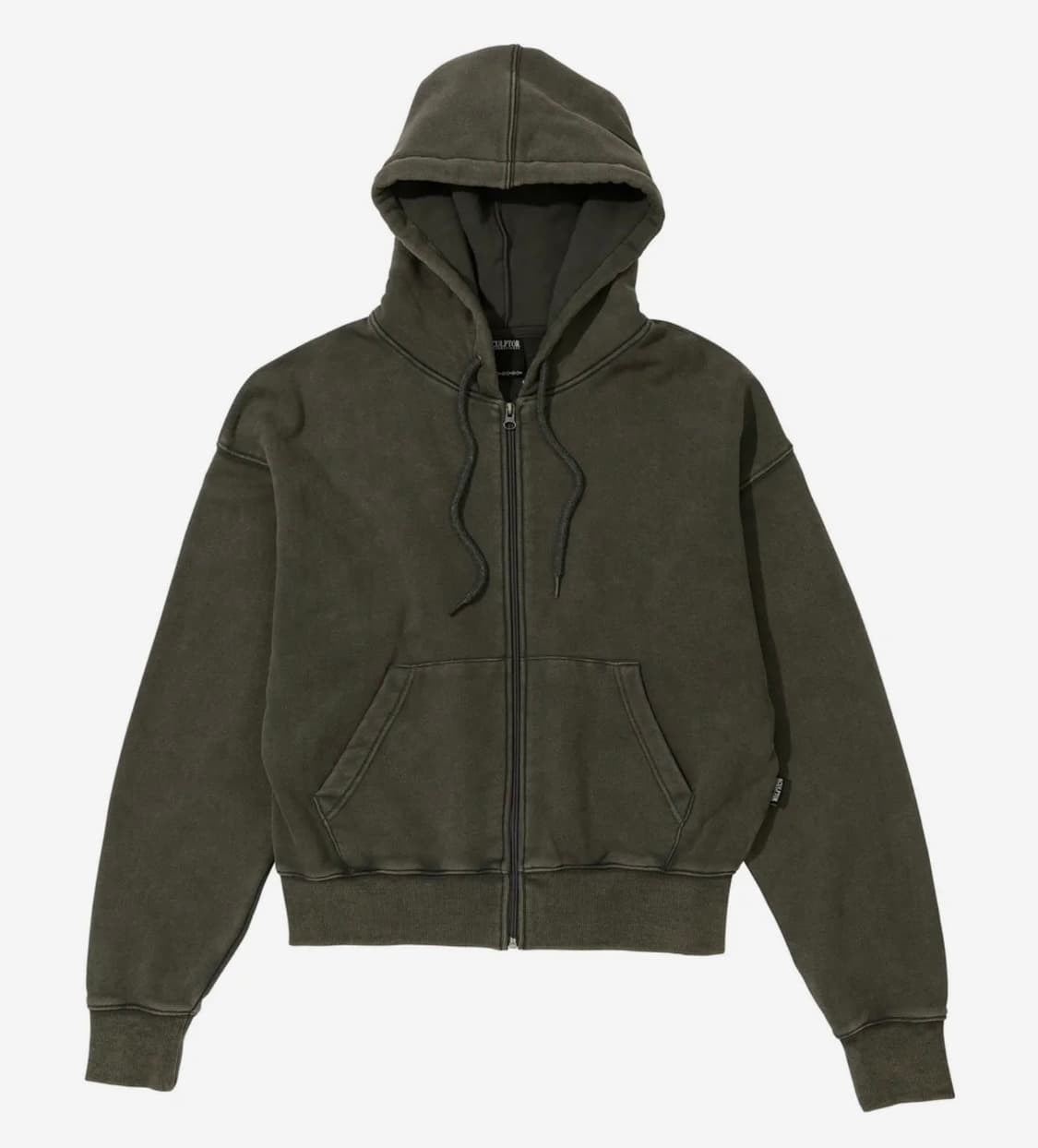 Bad Seed Washed Hoodie Zip-Up Charcoal 상품이미지2