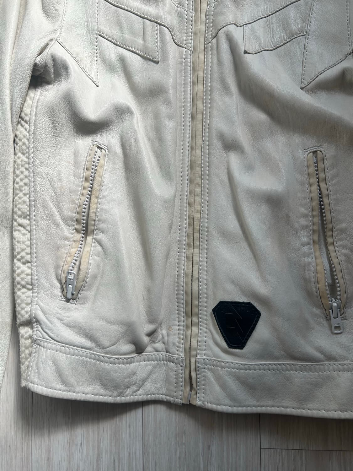 디젤 빈티지 램스킨 가죽 자켓 상품이미지5