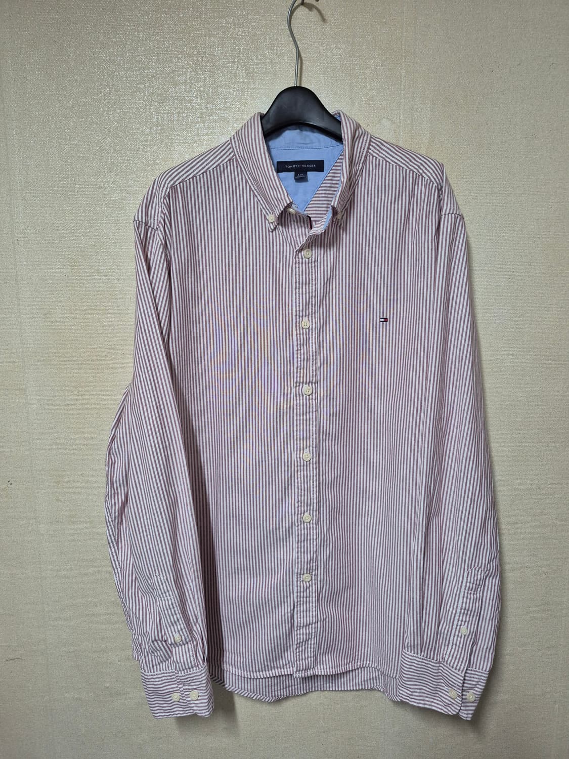 타미힐피거 스트라이프 옥스포드 셔츠 상품이미지1