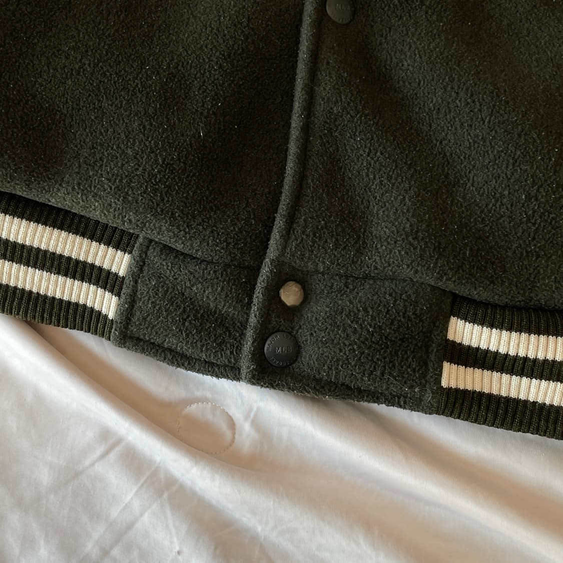 [MLB] 디트로이트 카키 후드 야구 점퍼 바시티 자켓 빈티지디엠어항 상품이미지6