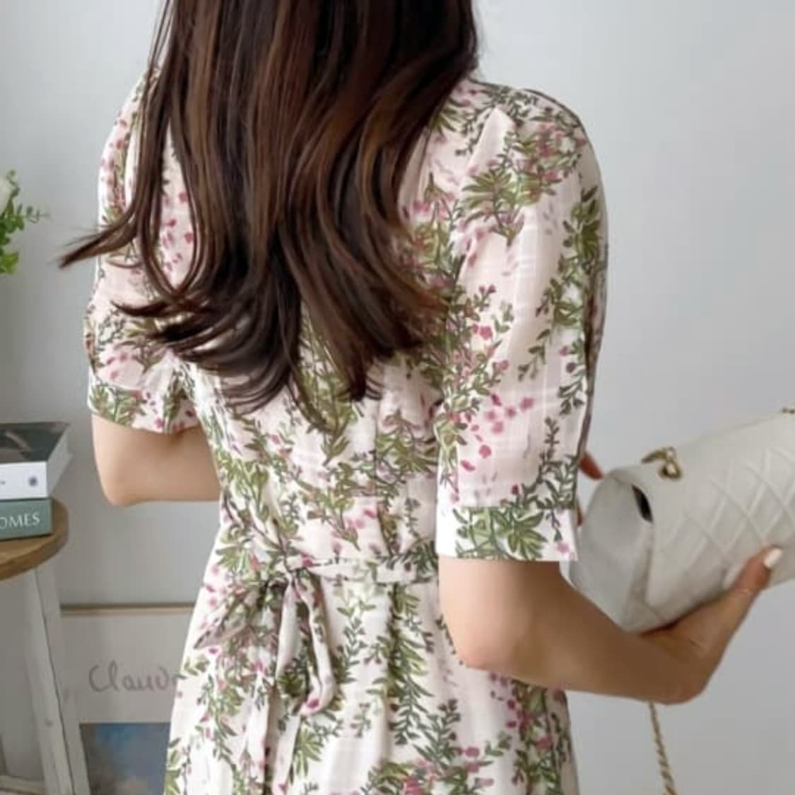 르블랑(LE BLANC) 플라워패턴 원피스 55 상품이미지3