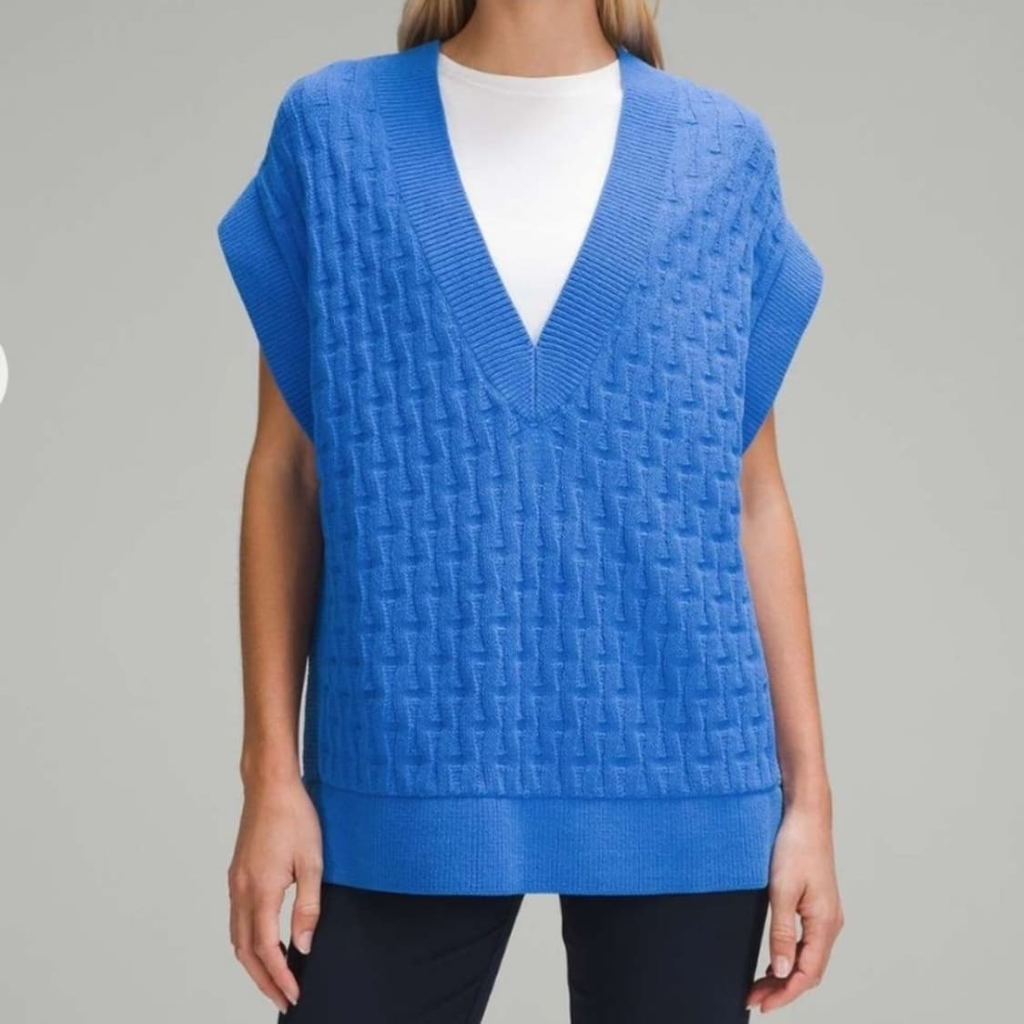 룰루레몬 케이블 니트 베스트 / 여성 조끼/ 여성 베스트 상품이미지1