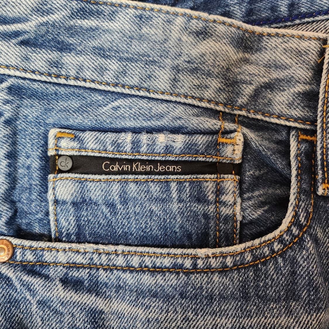 케빈클라인 워싱 청바지 ●사이즈W32 L32 (34.5~35인치) 상품이미지4