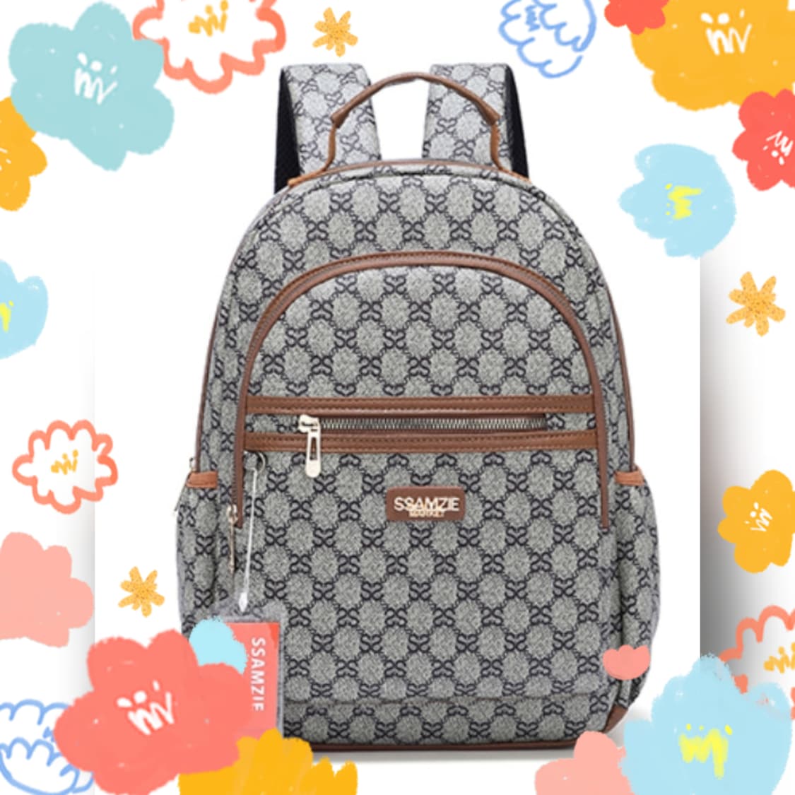 J5 A급 패턴 백팩 판매해요 상품이미지1