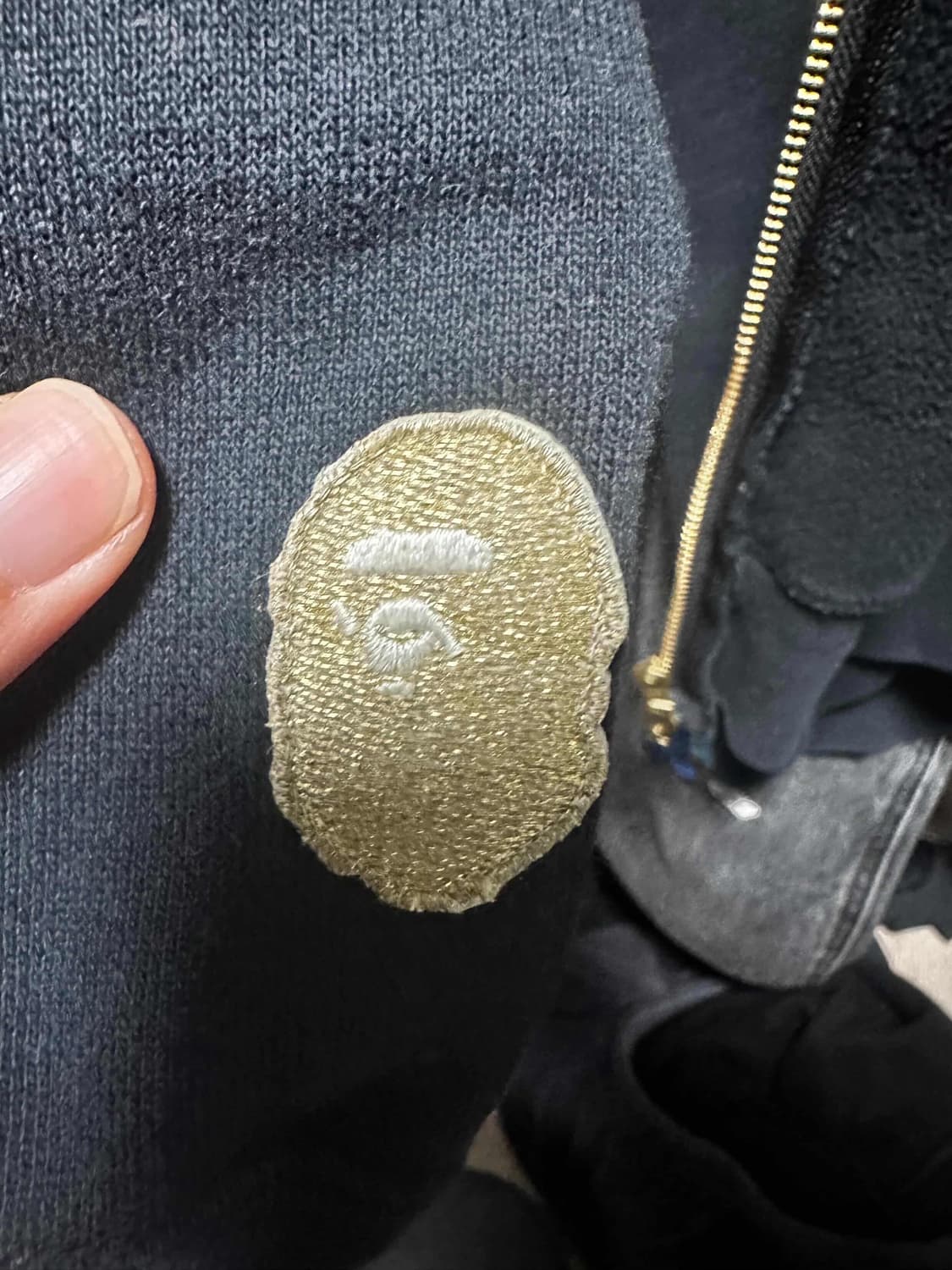 베이프 23주년 금장 후드집업 교신 상품이미지6