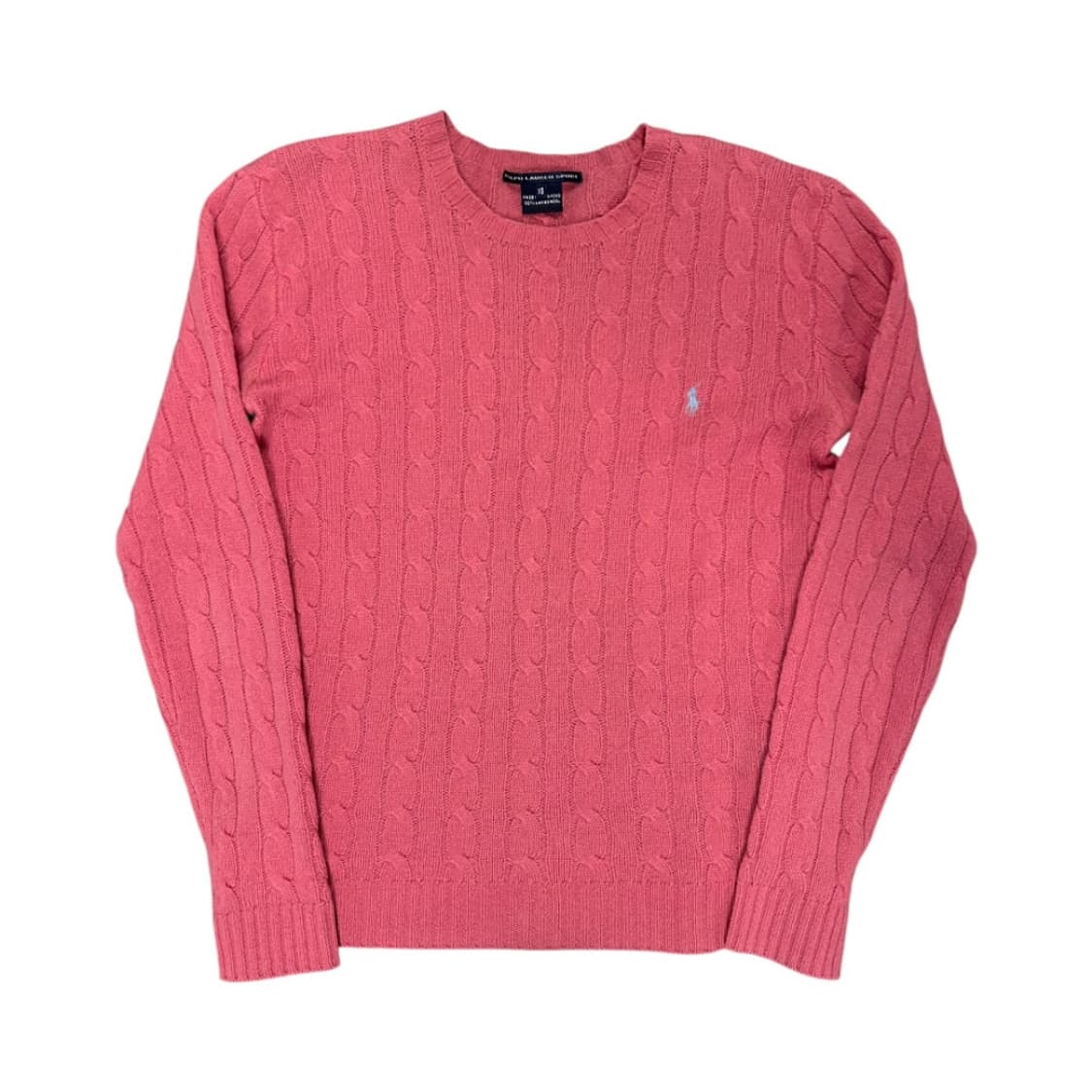 W-S) 폴로 랄프로렌 스포츠 핑크 램스울 케이블 니트 TK-023 상품이미지1