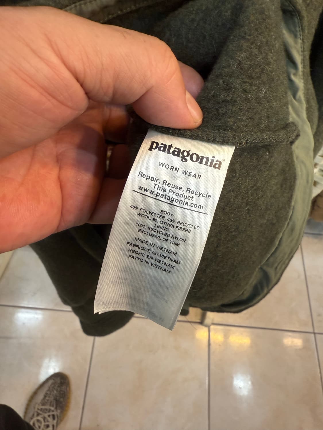 100 정품 파타고나 worn wear 팝니다 상품이미지3