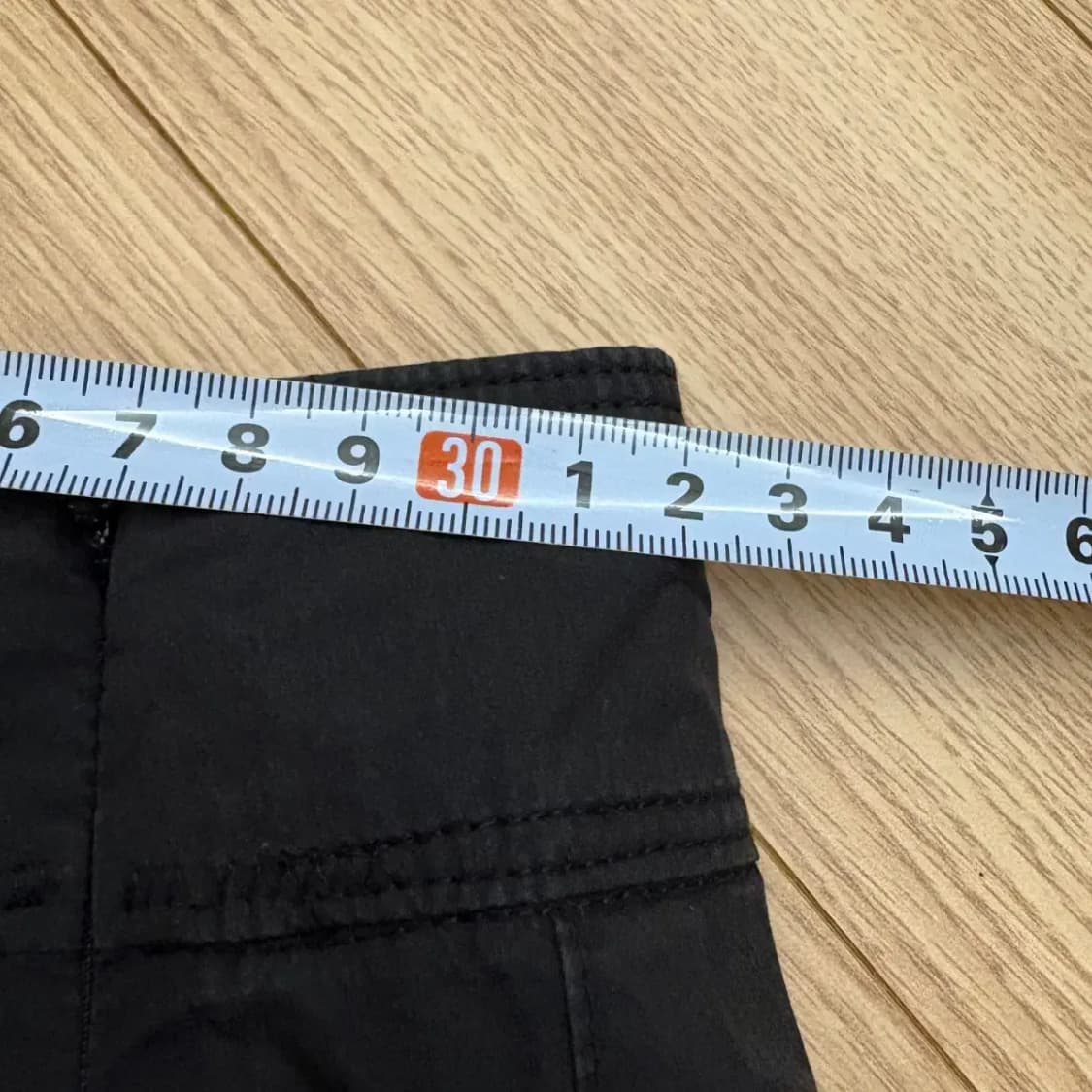 타임포스트모던 블랙 플레어 롱 스커트 64-94 상품이미지4