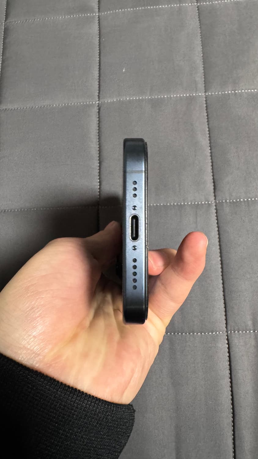 아이폰 15프로 블루 256g 배성100 상품이미지3