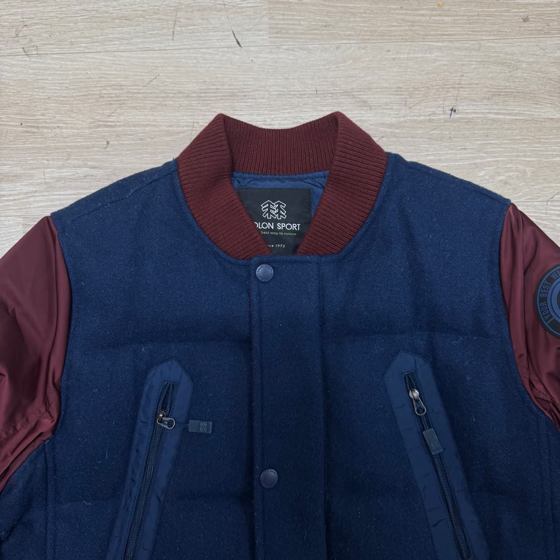 코오롱스포츠 구스다운 니트 패딩 상품이미지2