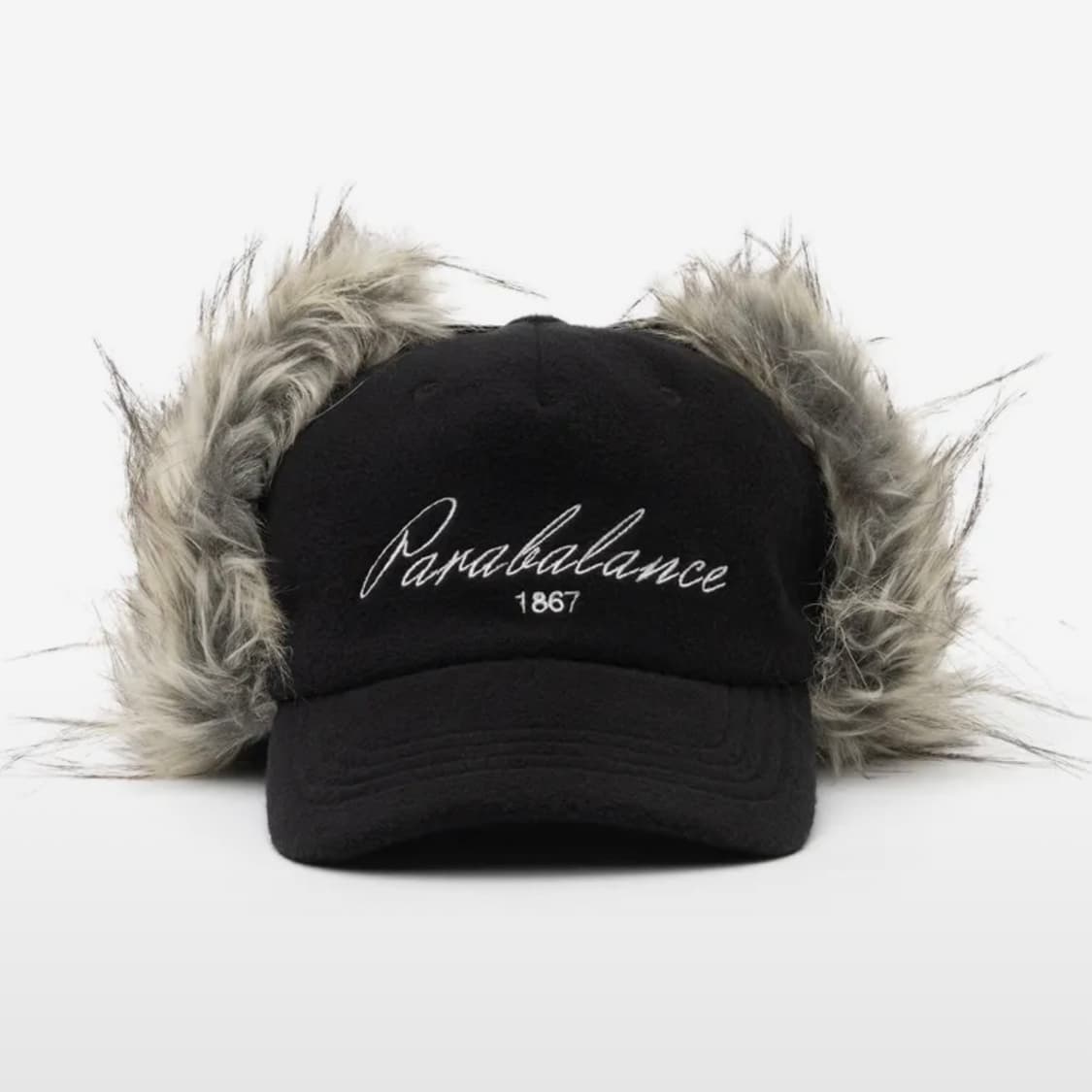 밀로우먼 퍼 이어플랩 볼캡 [블랙] 상품이미지1