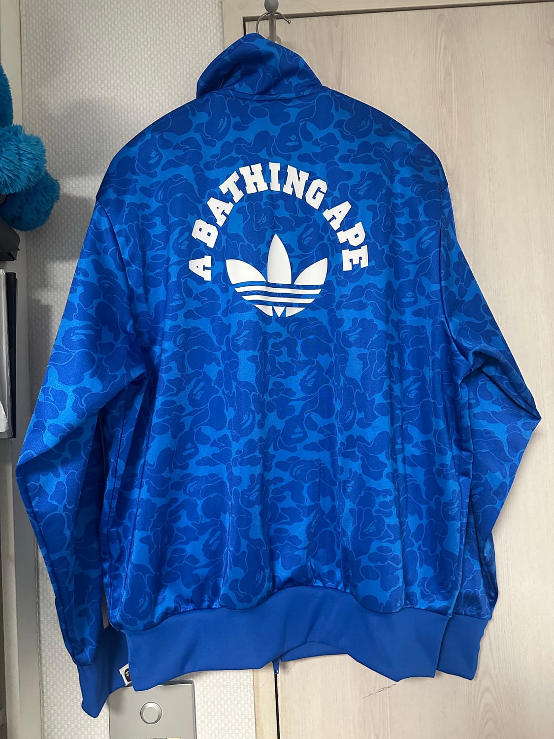 베이프 아디다스 트랙탑 블루 XL 상품이미지2