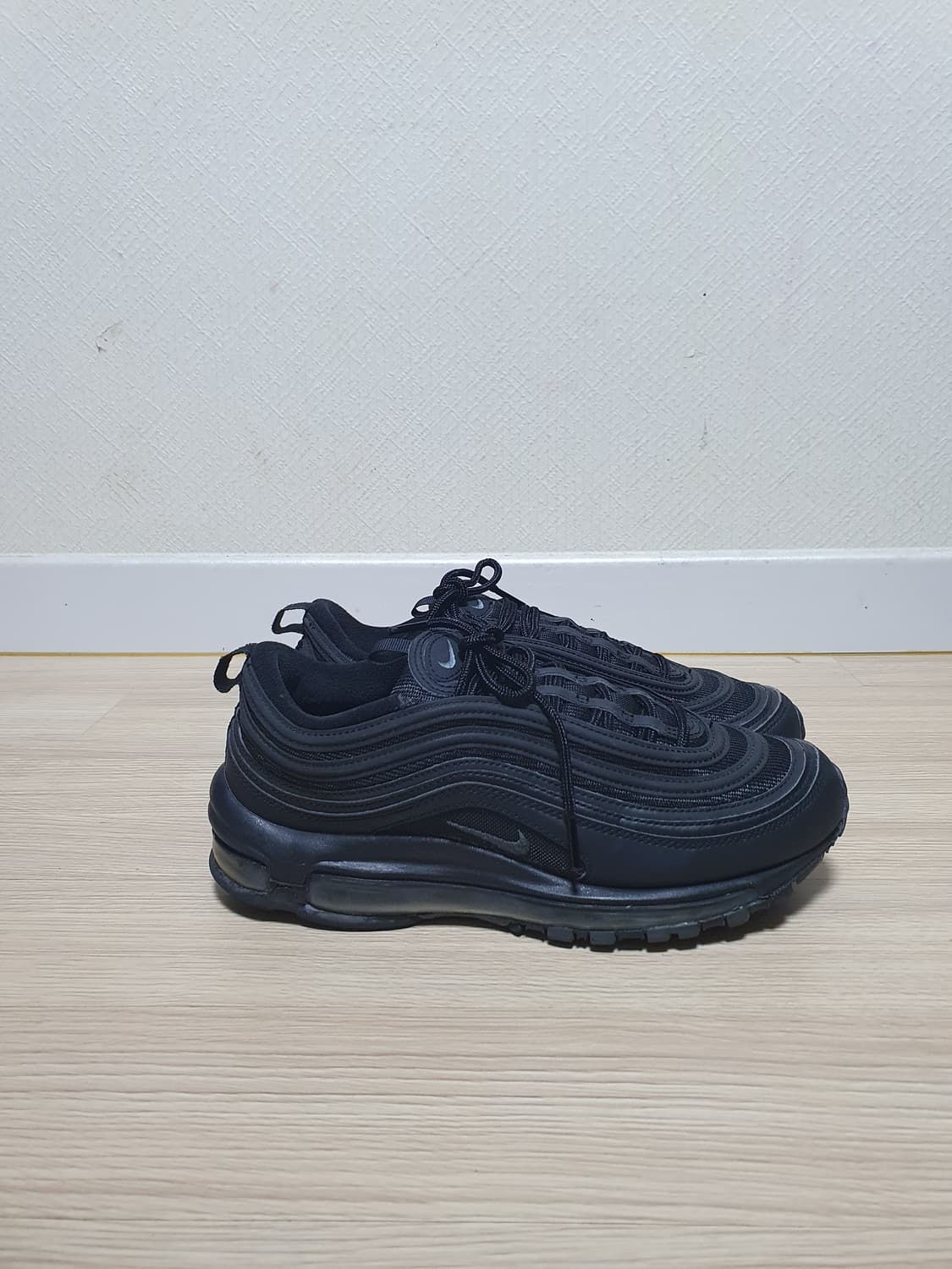 나이키 에어맥스 97 올블랙 운동화 265 상품이미지1