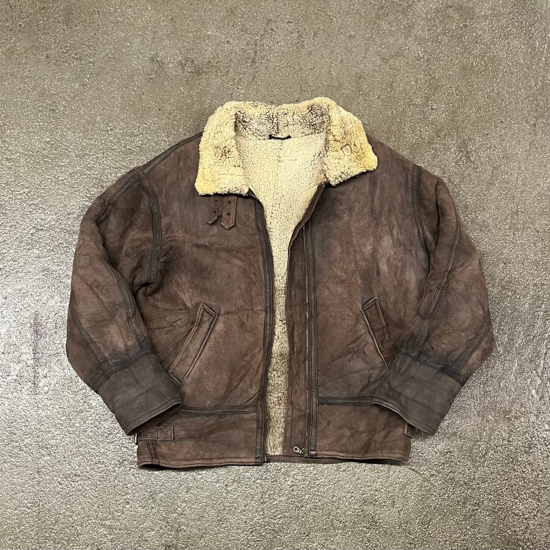 빈티지 B-3 양가죽 무스탕 (110) 상품이미지3