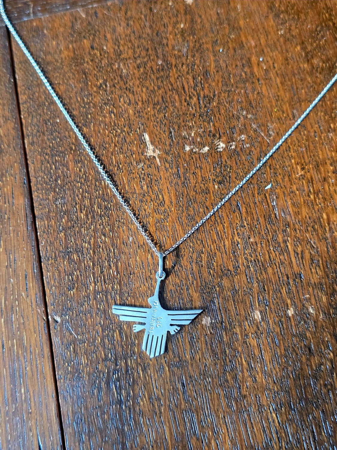 🇺🇸빈티지 네이티브 아메리칸 벌새 실버 목걸이 상품이미지8