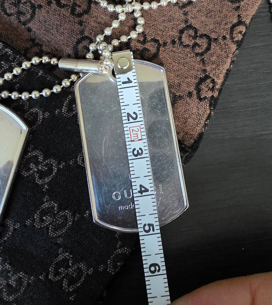 구찌 실버925 도그택 상품이미지7