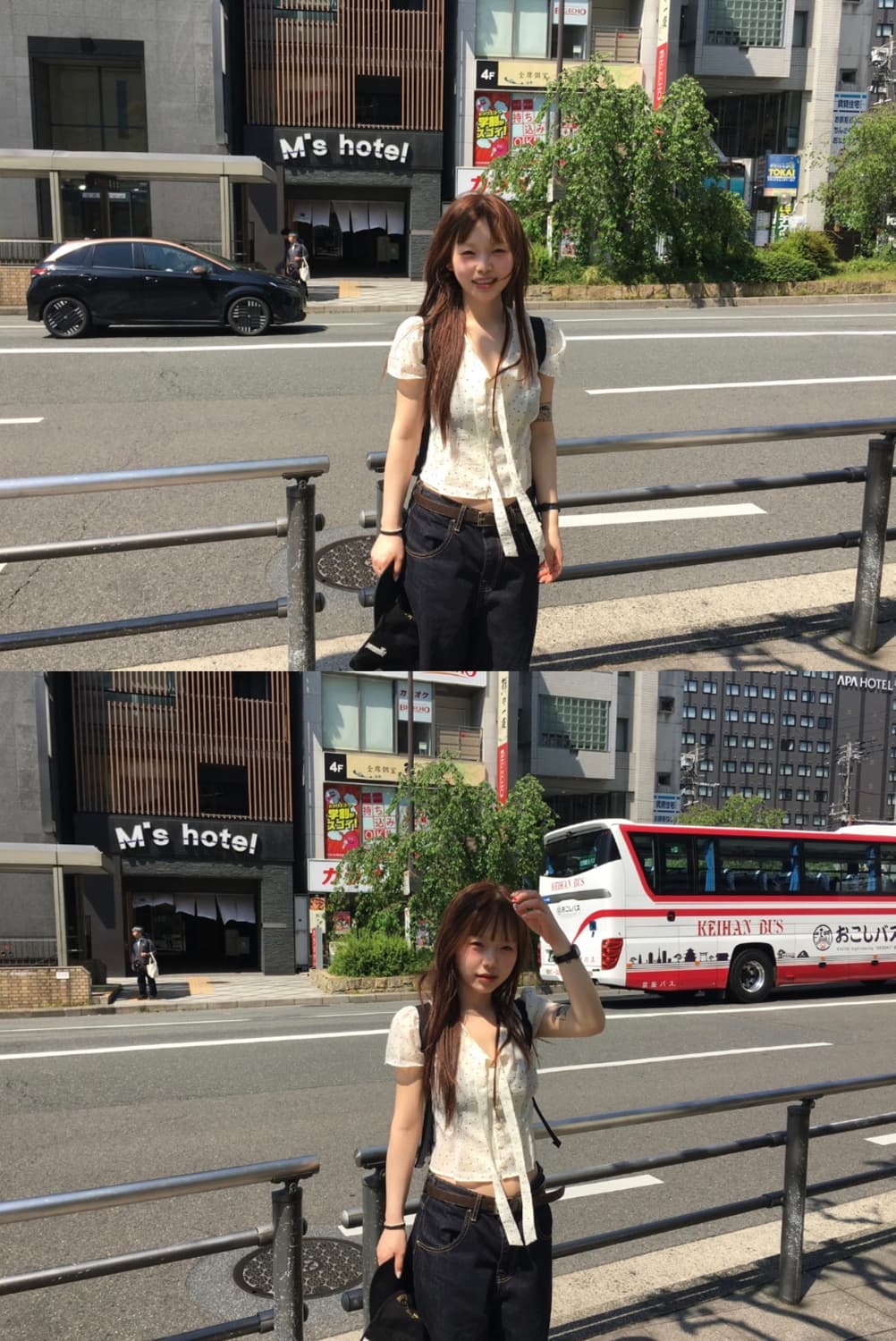 아워캐비넷 쿠키 도트 블라우스 cookie dot blouse 상품이미지2