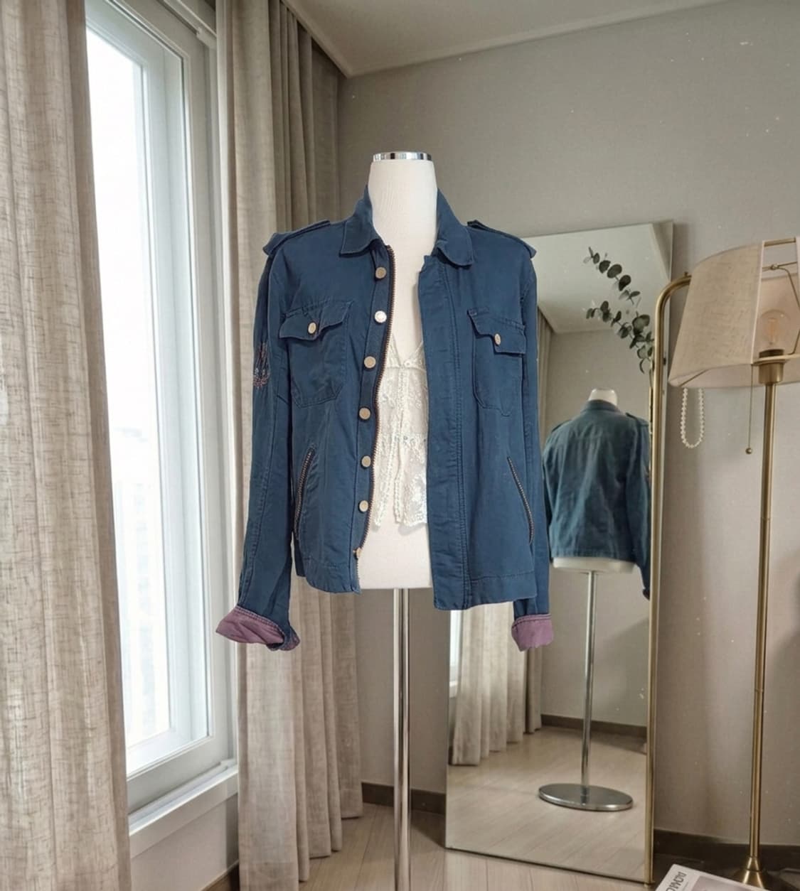 ZADIG & VOLTAIRE(자딕 앤 볼테르) 빈티지 스타일 린넨 상품이미지1