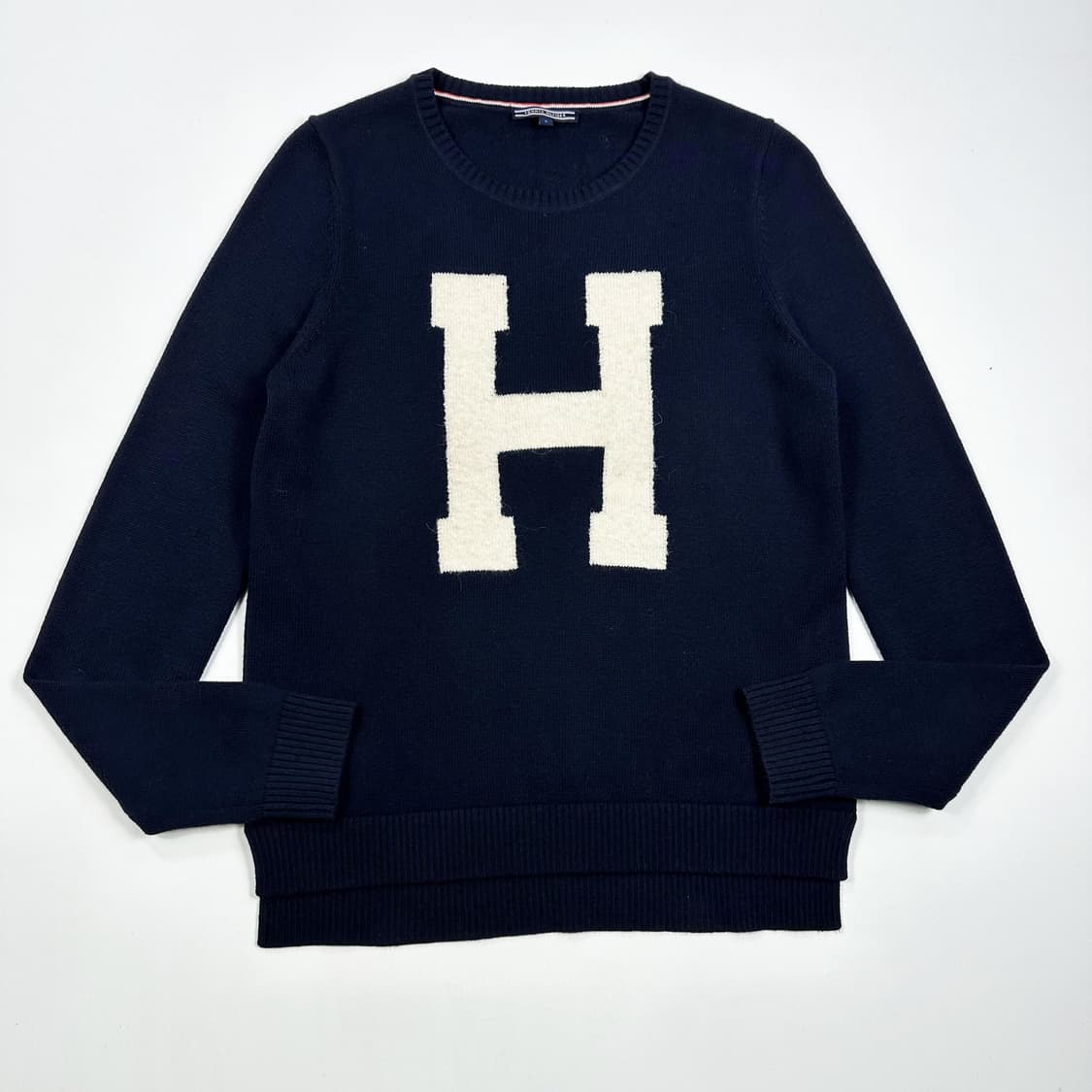 타미힐피거 플래그 우먼 네이비 니트 (S 여성추천) 상품이미지2