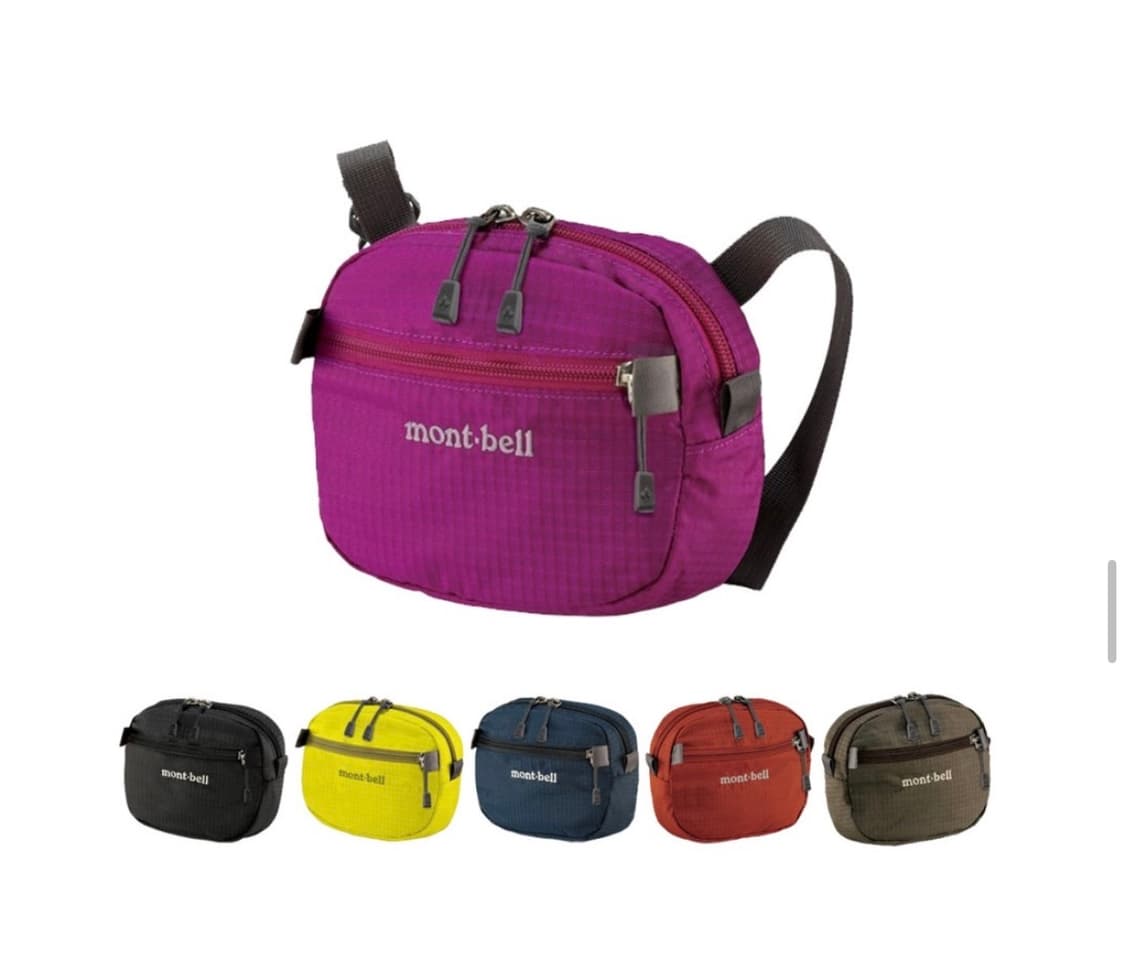 몽벨벨트파우치크로스백 (옐로우/핑크) 상품이미지1
