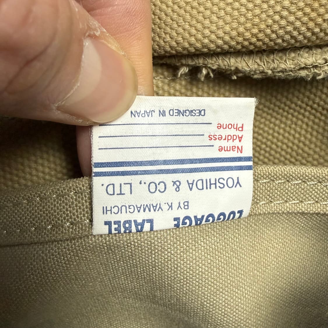 요시다포터 러기지라벨 투웨이 캔버스 백팩 상품이미지10