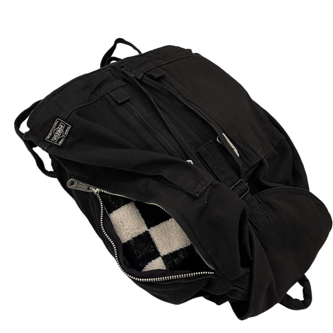 포터 헤링본 럭색 백팩 블랙 상품이미지7