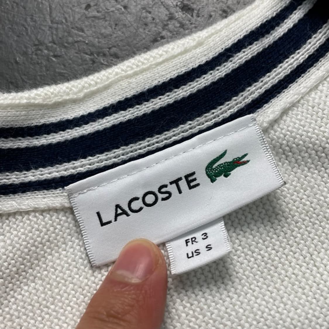 95 라코스테 가디건  상품이미지3