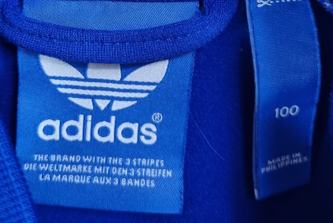 L (100) 아디다스 오리지널 블루 트레이닝 져지 트랙탑 상품이미지3