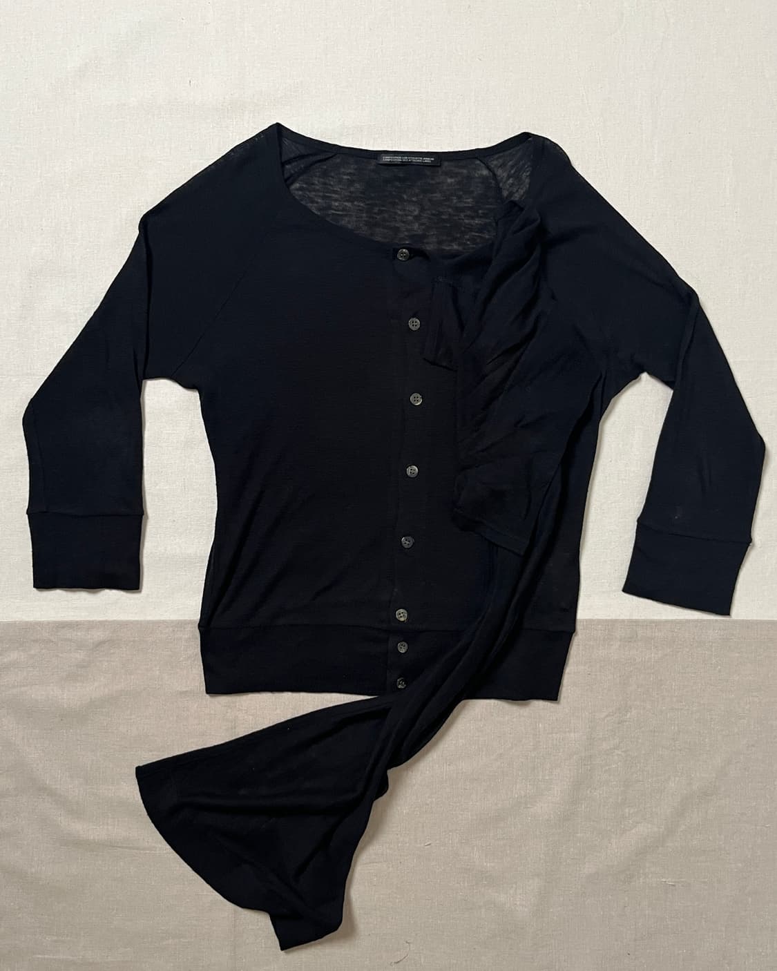 요지야마모토 머플러 코튼 가디건 y’s yohji yamamoto 상품이미지1