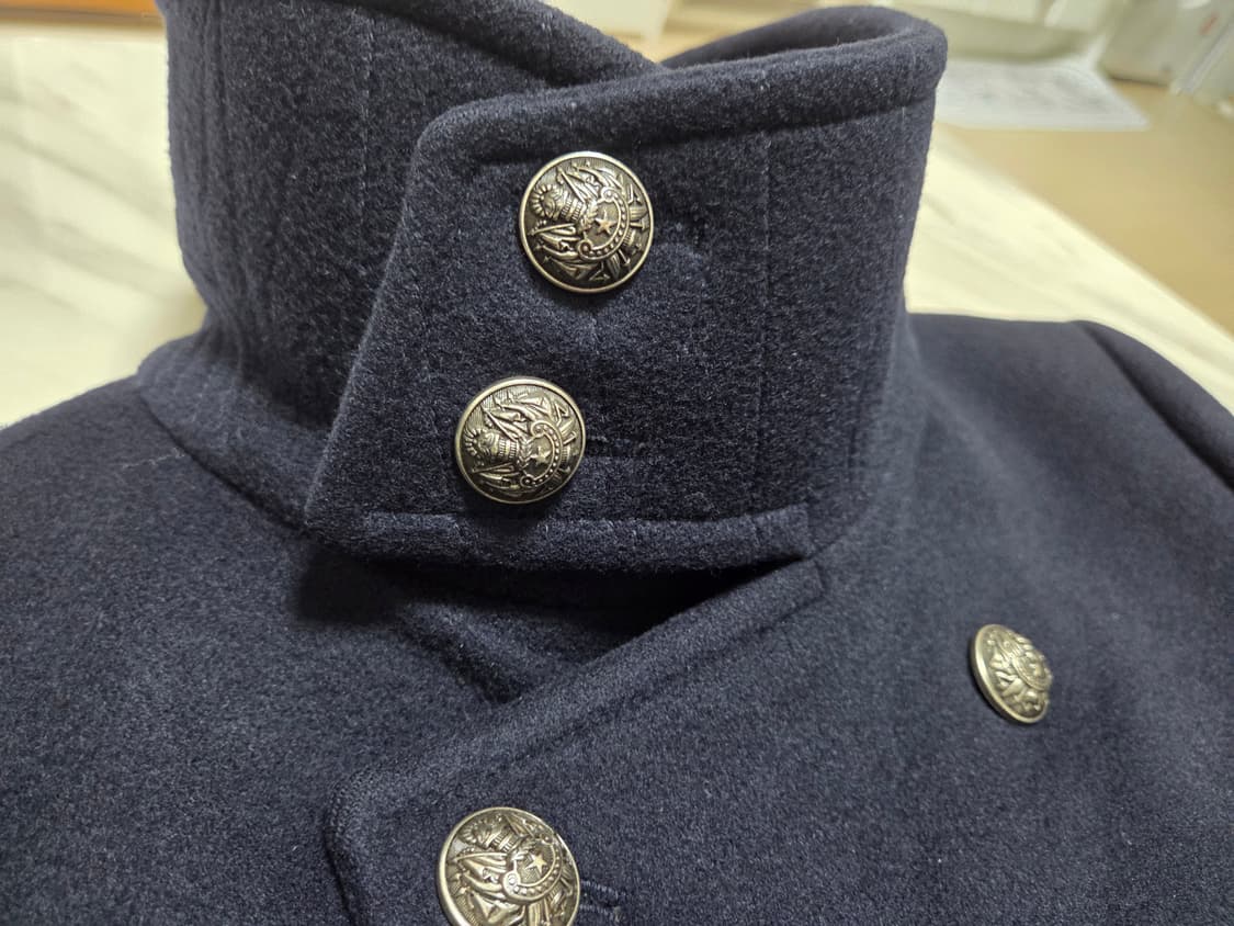 타임옴므 하이넥 하프 코트 상품이미지10