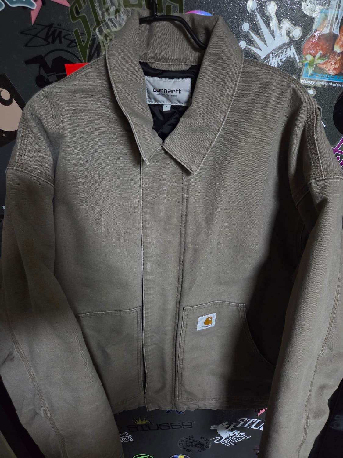 칼하트 윕 OG 알칸 자켓 바리스타 에이지드 캔버스  L 상품이미지3