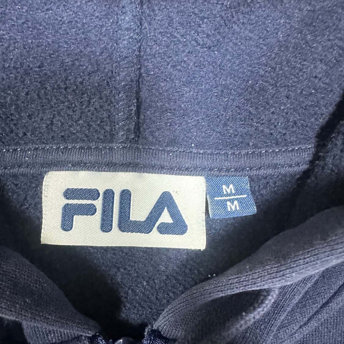 ✨ (바배) 휠라 네이비 여성 후드 집업  상품이미지3