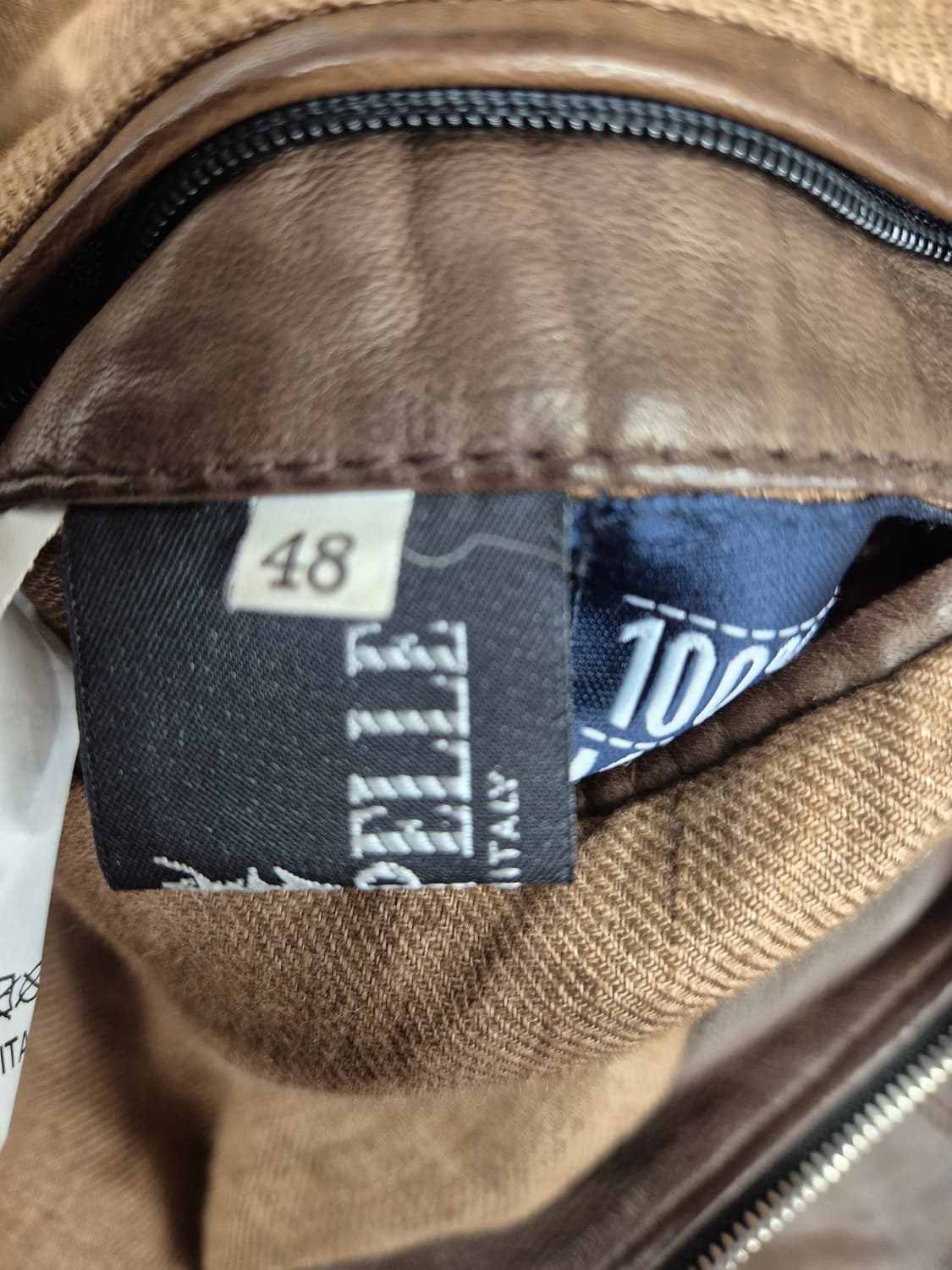 BARBA Napoli 이태리 명품 남성 가죽 자켓  48
갈색 가죽 소 상품이미지8