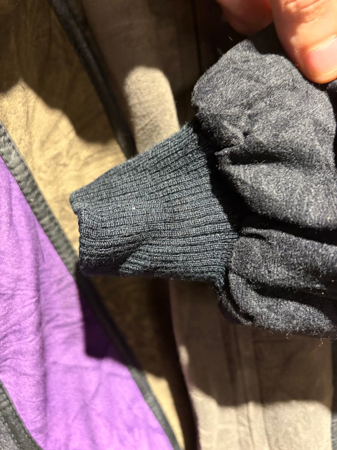 Native color way blouson / 컬러웨이 봄버 블루종 상품이미지5