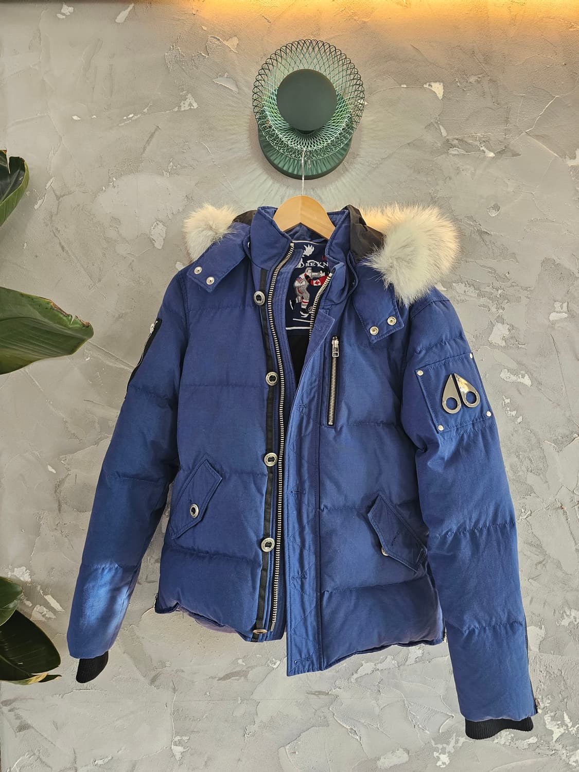 무스너클 스털링 파카 / 블루 컬러 / 남성 S 상품이미지1